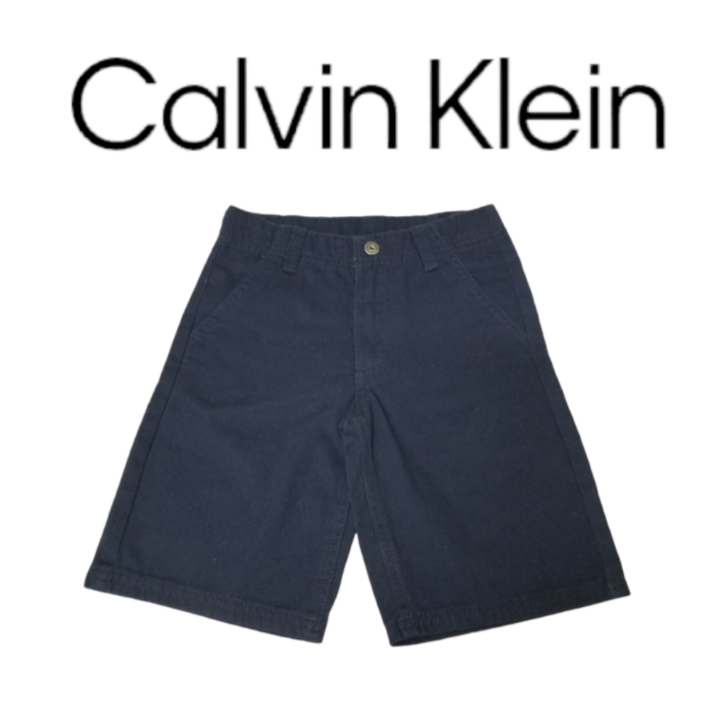 Calvin Klein Navy Flat Front Bermuda Short 5